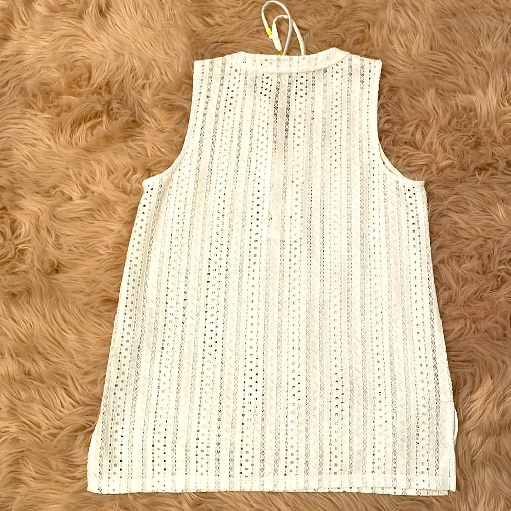 Michael Kors White Eyelet Top - Picture 5 of 5